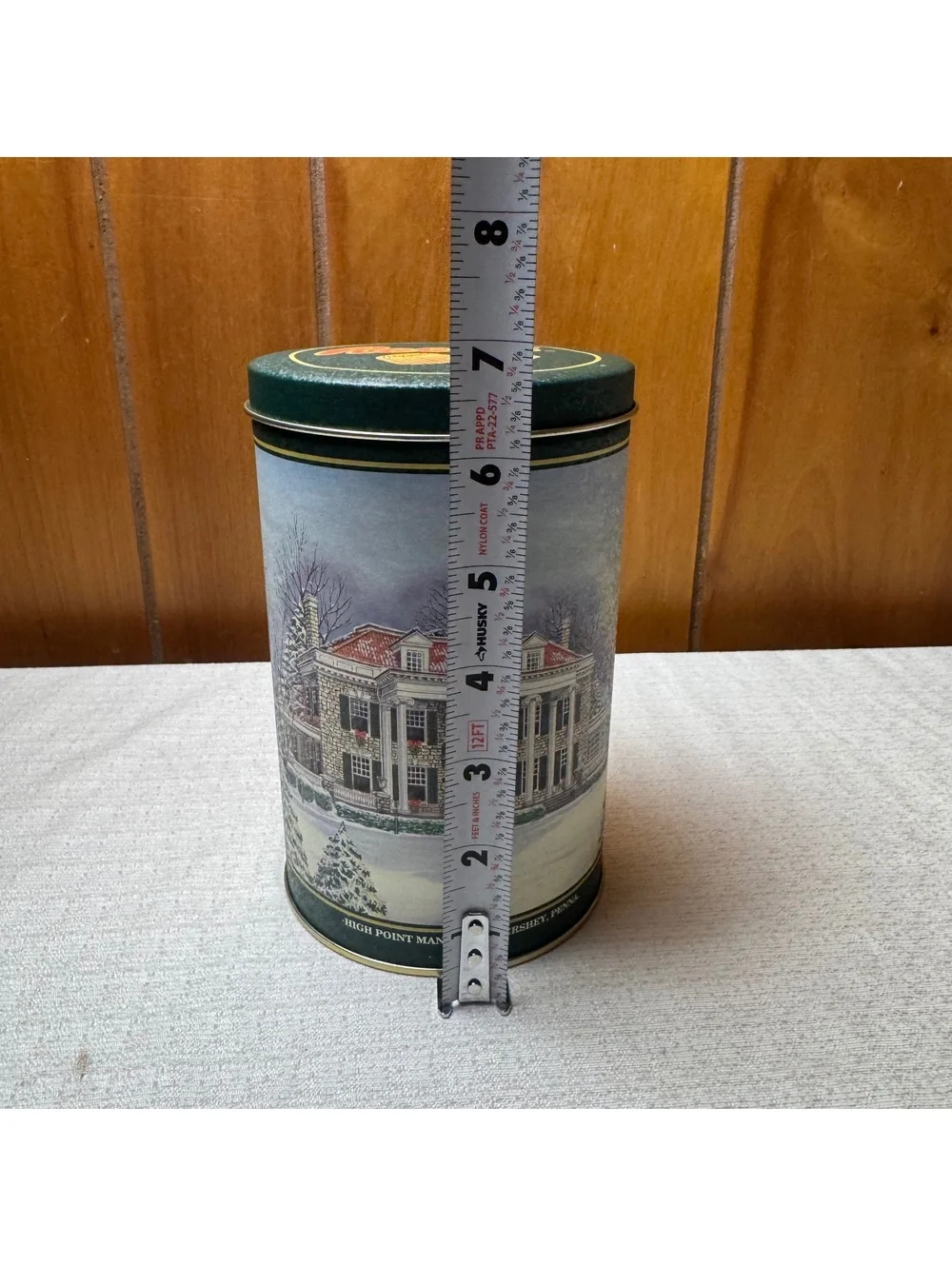 Vintage 1994 Hershey Hometown Series High Point Mansion Reese's Tin Canister #12